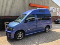blue camper